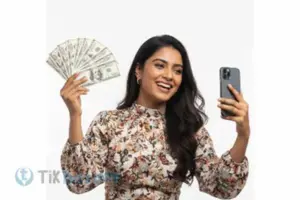 A girl with money